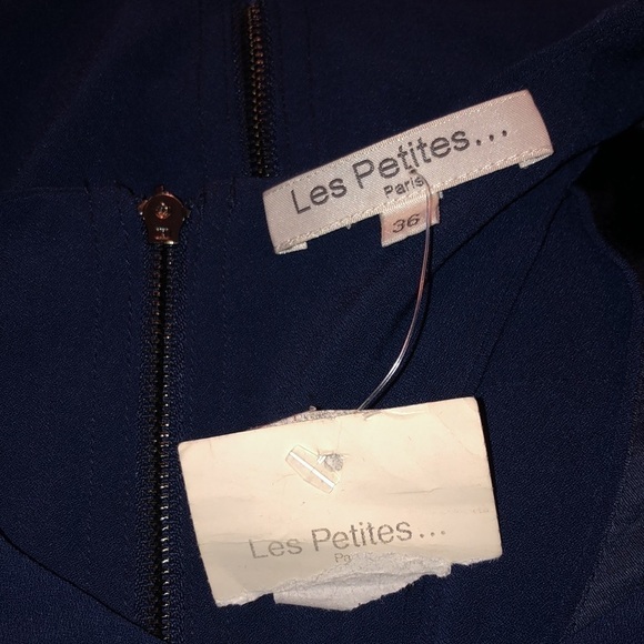 Les Petites… Paris NWT Round Neck Cutouts Sleeveless Structured Sheath Dress S/6 - Picture 12 of 12